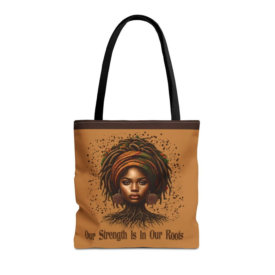 Rooted in Style Heritage Tote Bag -Cultural Roots" Fashion Statement Tote Bag