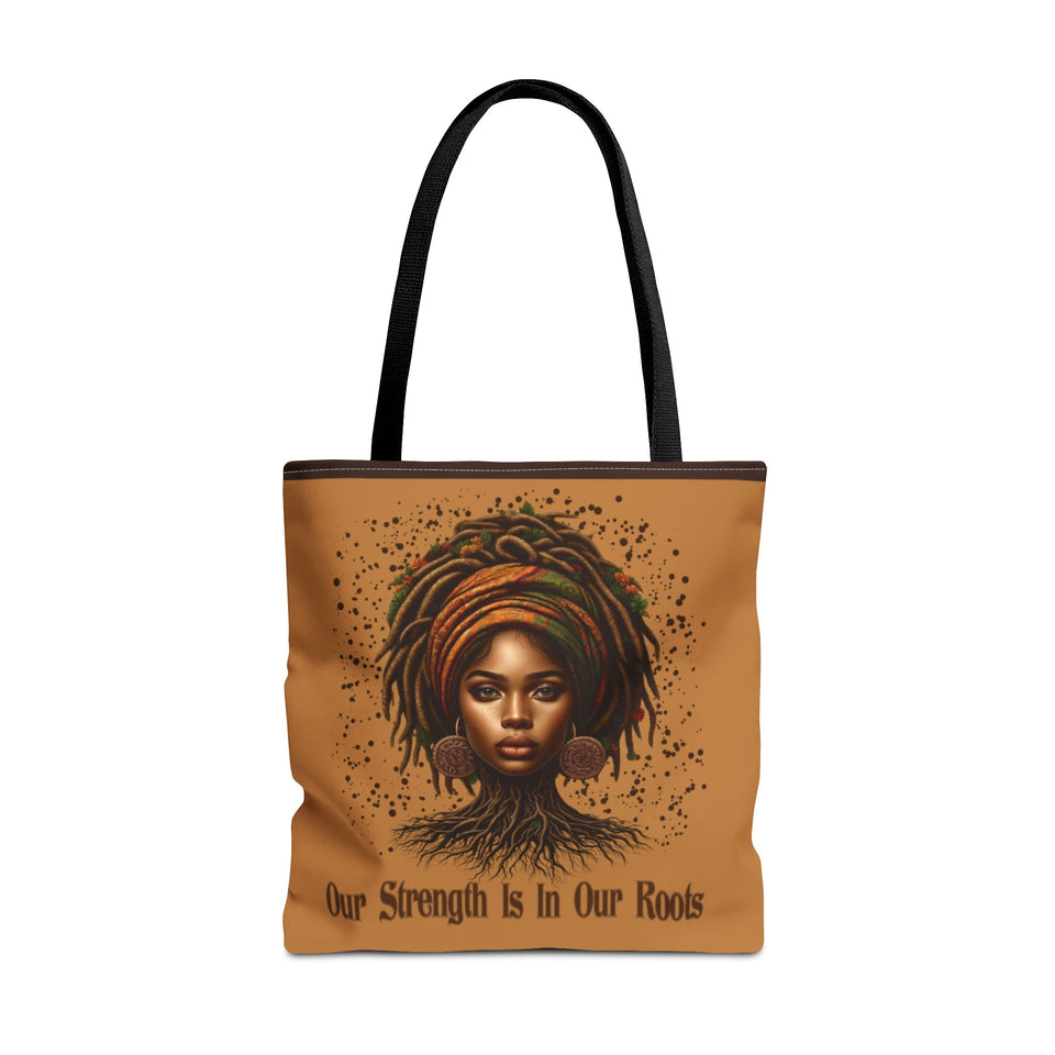 Rooted in Style Heritage Tote Bag -Cultural Roots" Fashion Statement Tote Bag