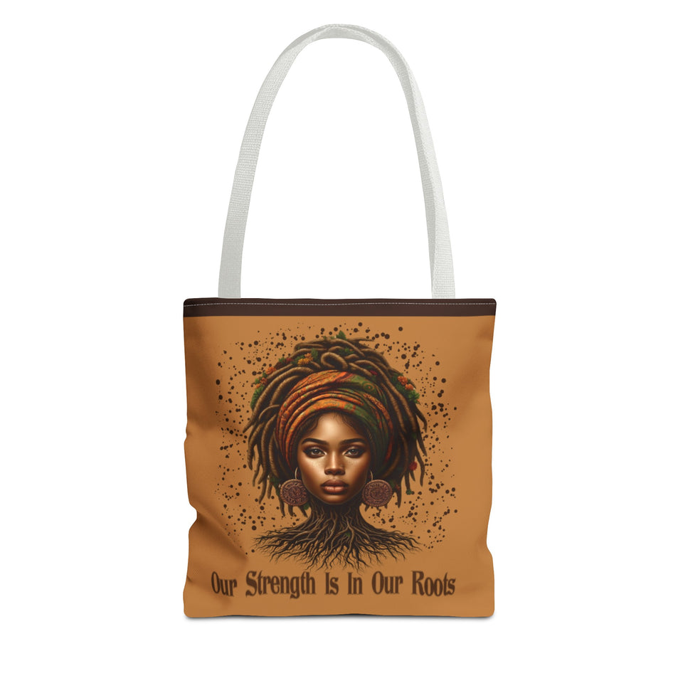 Rooted in Style Heritage Tote Bag -Cultural Roots" Fashion Statement Tote Bag