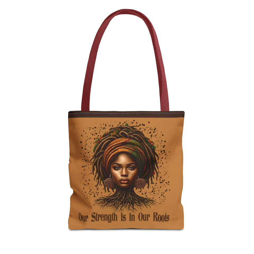 Rooted in Style Heritage Tote Bag -Cultural Roots" Fashion Statement Tote Bag