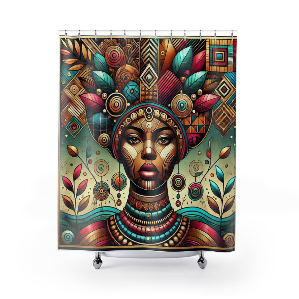 "Cultural Harmony" Shower Curtain- Shower Curtains