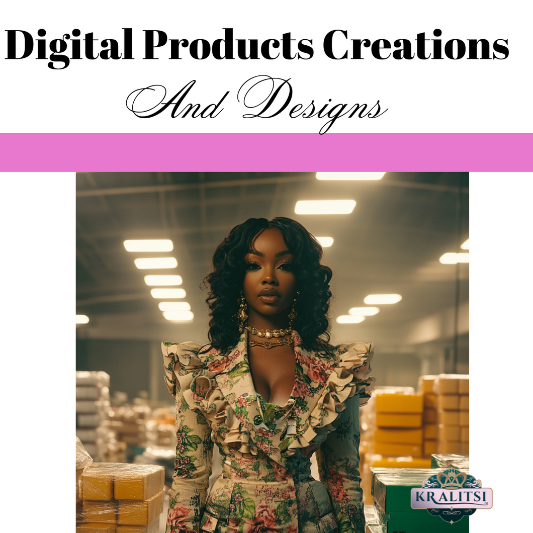 Digital Products Creation & Design- Not for Colouring Book-Planners or Journals