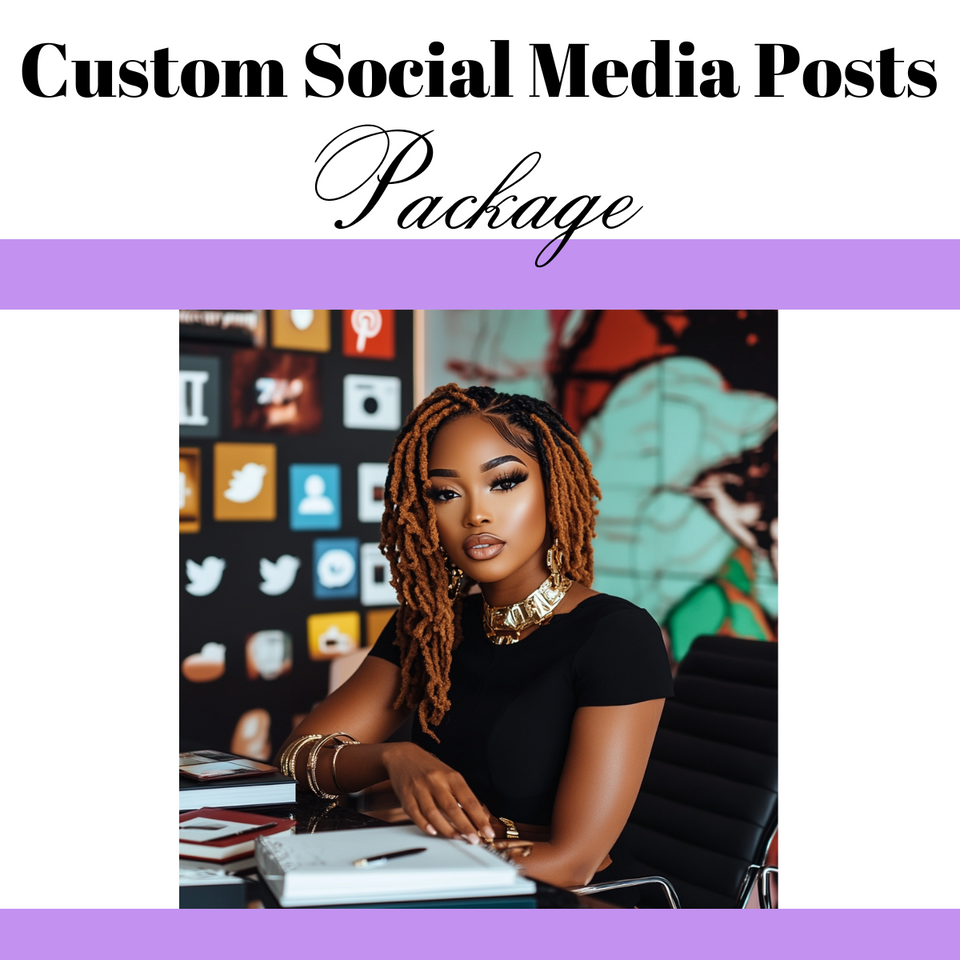 Custom Social Media Posts Pack package