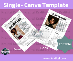 7 NEWSPAPER TEMPLATES - EDITABLE IN CANVA