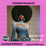 Afro Luxury Demin Prompt