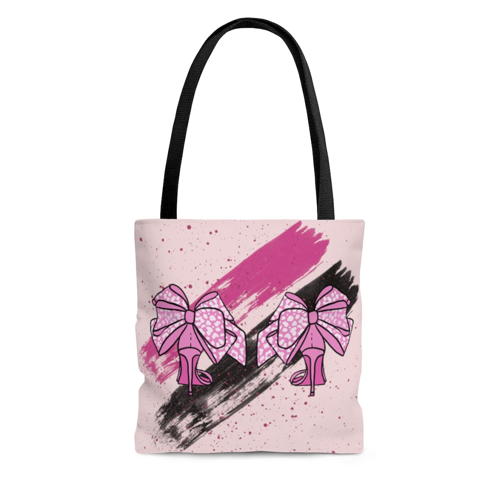 Cute Patterned Bow Heels Tote Bag- Fashionable Bag- Birthday Gift- Gir –  KRALITSI