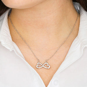 Infinity Hearts Wife Necklace- Long Distance Relationship
