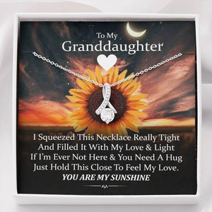 To My Granddaughter Necklace- Granddaughter Unique Gifts
