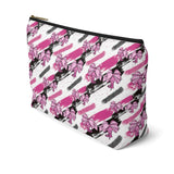 Fashionable Printed Accessory Pouch - Makeup Bag- Cute Cosmetic Bag