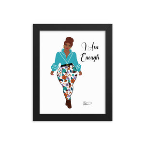 I Am Enough Framed Wall Art