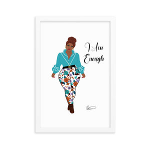 I Am Enough Framed Wall Art