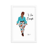 I Am Enough Framed Wall Art