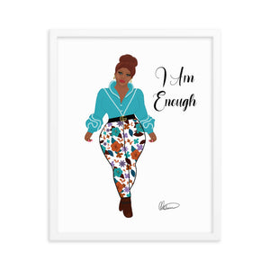 I Am Enough Framed Wall Art