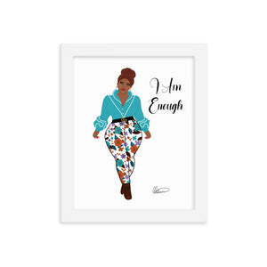 I Am Enough Framed Wall Art